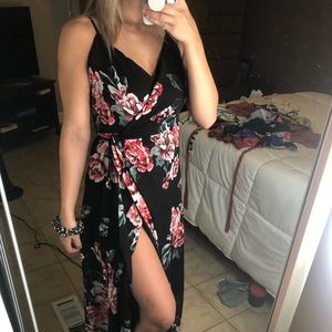 Lulus wrapped dress
